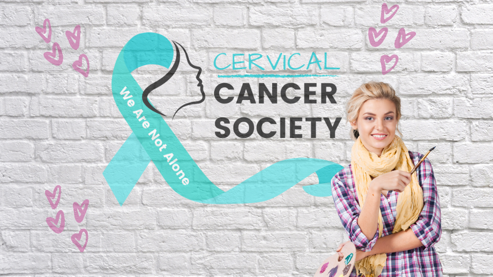 Cervical Cancer Society awareness mural